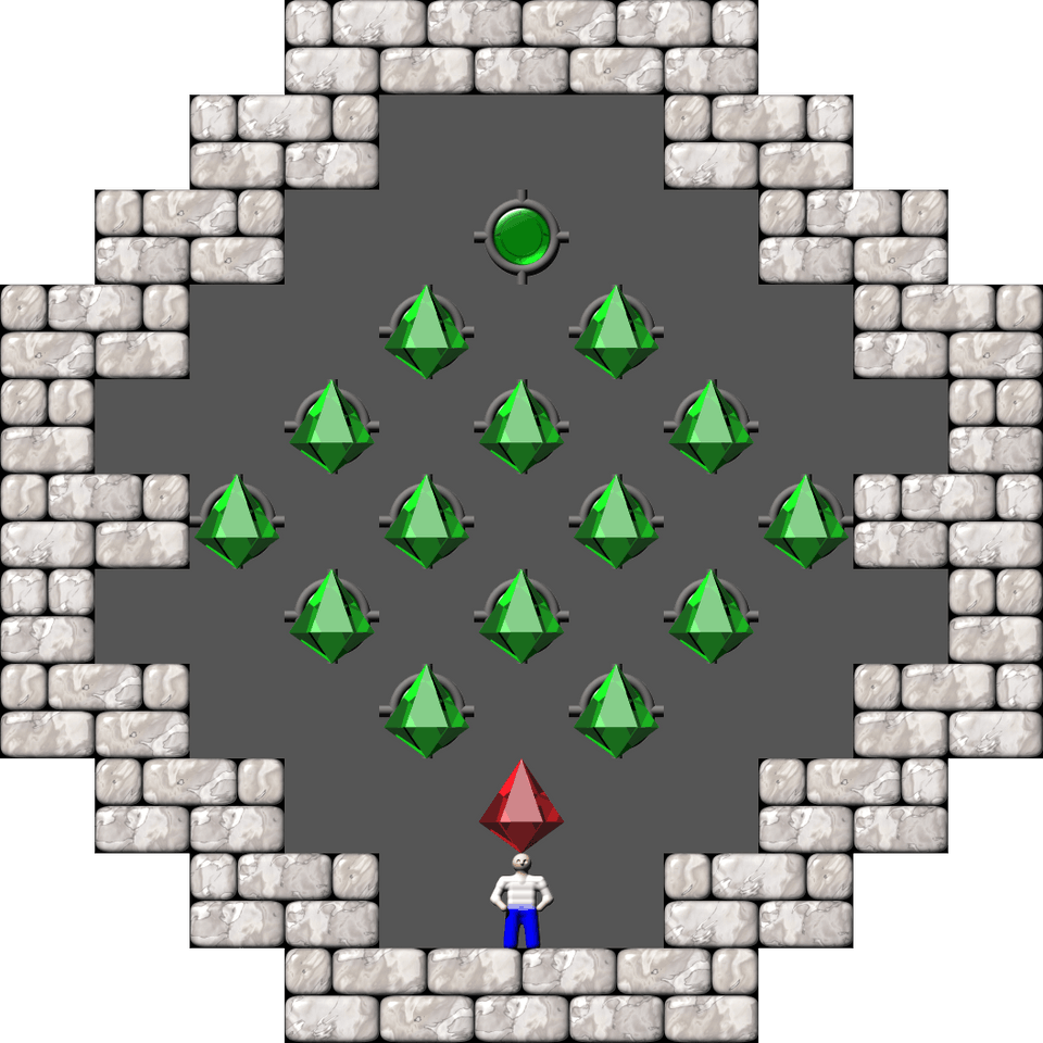 Sokoban Ghislain Martin Arranged level 6